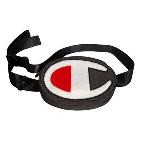 Champion Kids' Black and White Belt Bag with Red Accent